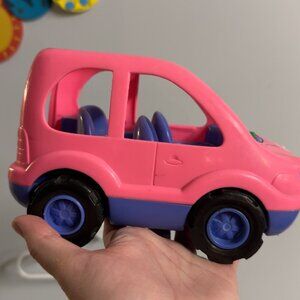2002 Little people pink melody mini van suv toy fisher price vintage kids toy